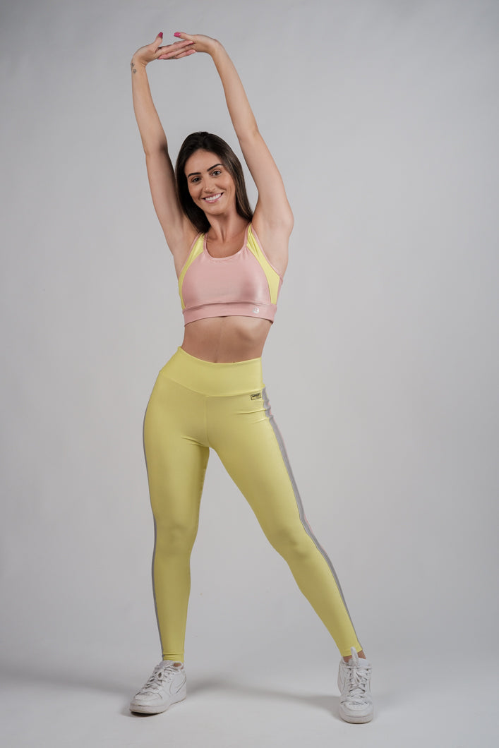 Legging Rayp Lover Amarelo Neon Detalhada