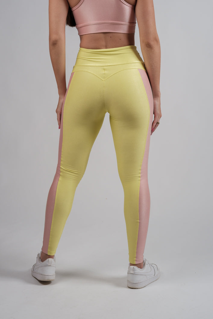 Legging Rayp Lover Amarelo Neon Detalhada