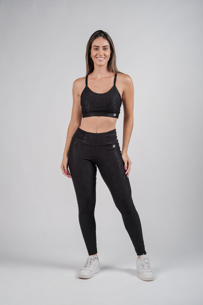 Legging Preta Atletika Detalhes