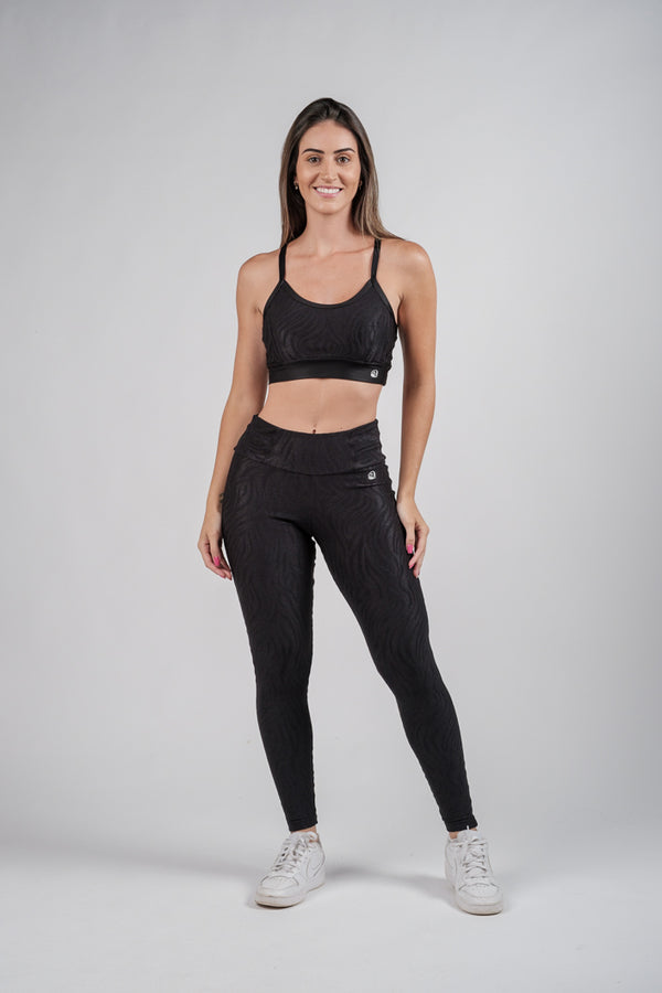 Legging Preta Atletika Detalhes