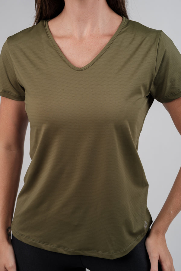 Blusa Dry Fit Verde Musgo