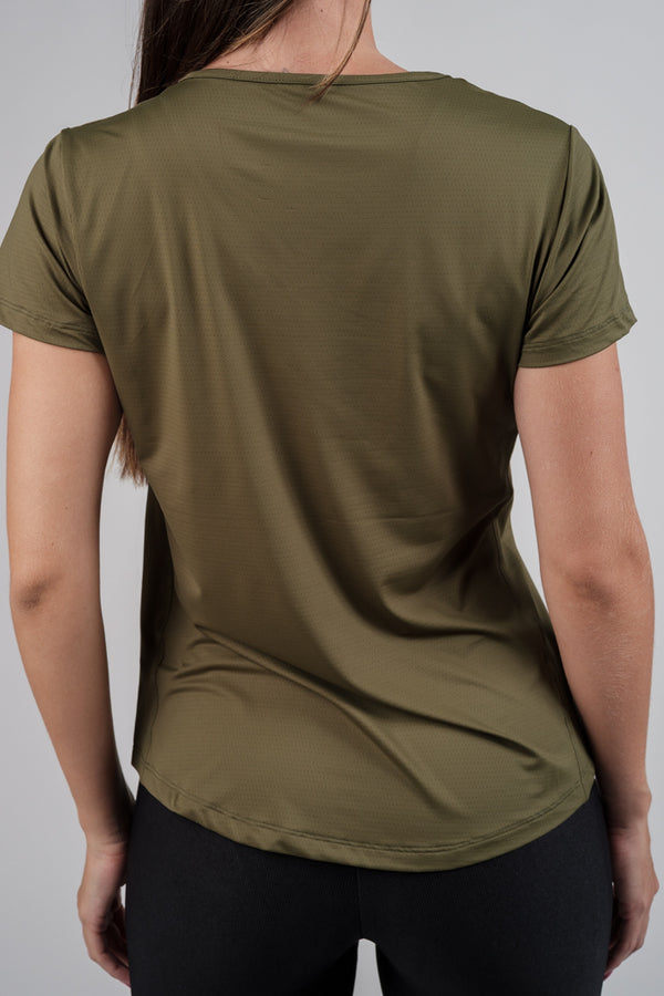 Blusa Dry Fit Verde Musgo