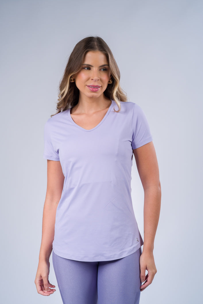 Blusa Dry Fit Lavanda