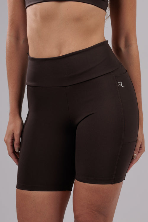 Bermuda Training Marrom Coffe