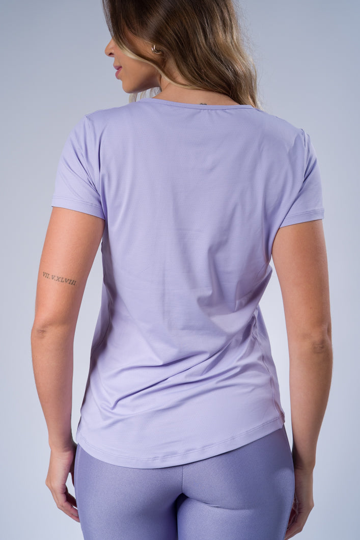Blusa Dry Fit Lavanda