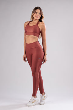 Legging Canelada com Brilho Siena