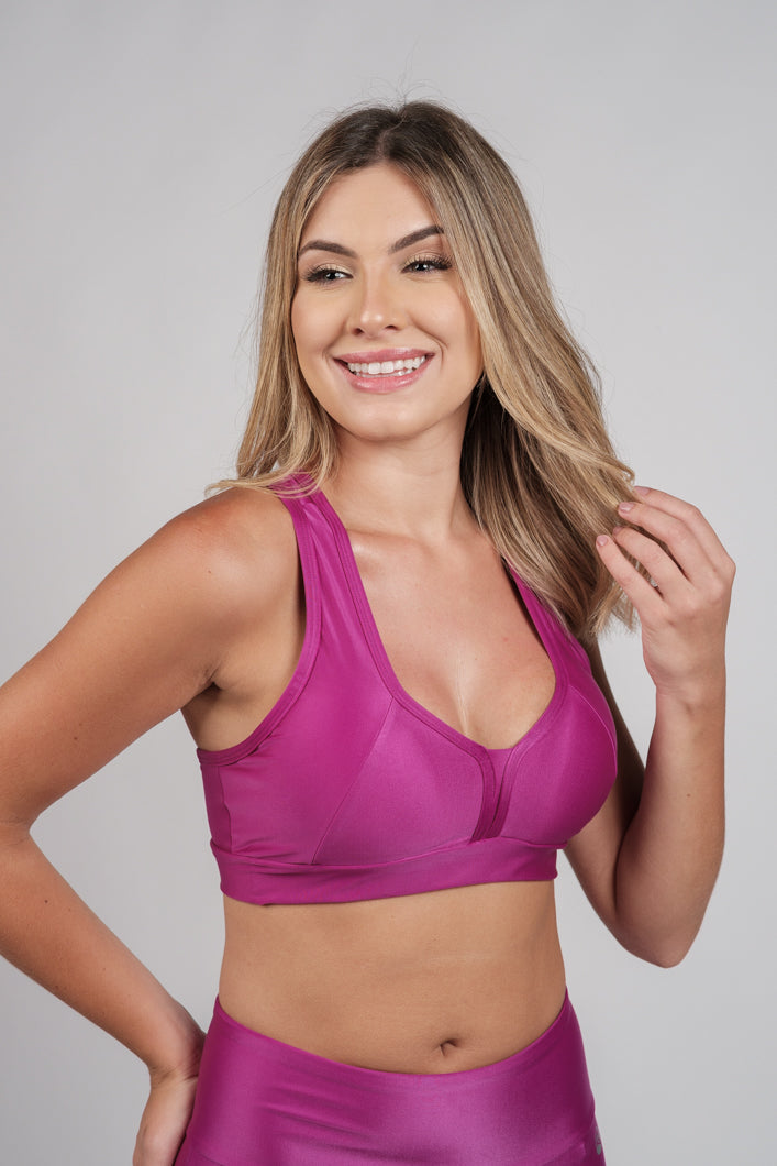 Top Casual Fúcsia Atletika