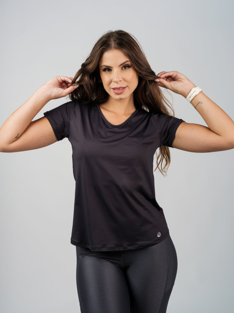 Blusa Dry Fit Preta