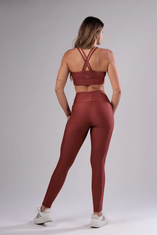 Legging Canelada com Brilho Siena