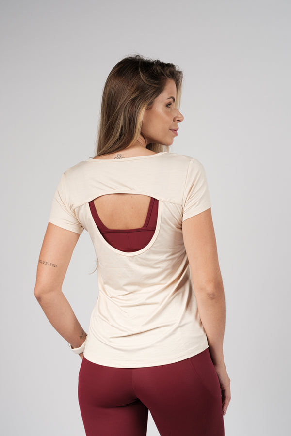 Blusa Off White Gota