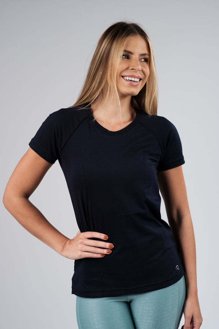Blusa Ecofit Azul Marinho