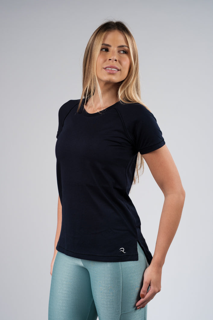 Blusa Ecofit Azul Marinho