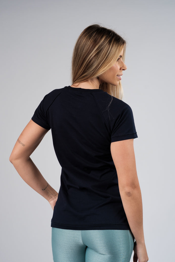 Blusa Ecofit Azul Marinho