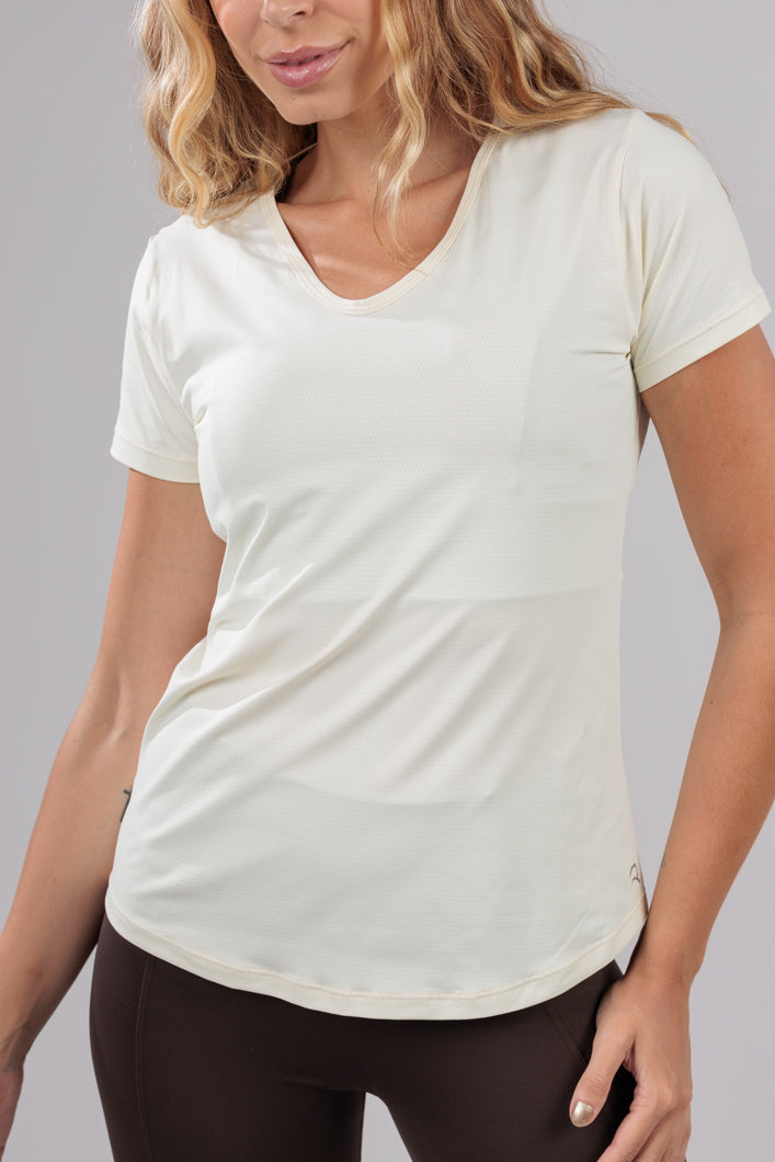 Blusa Dry Fit Off White