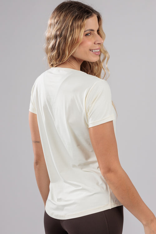 Blusa Dry Fit Off White
