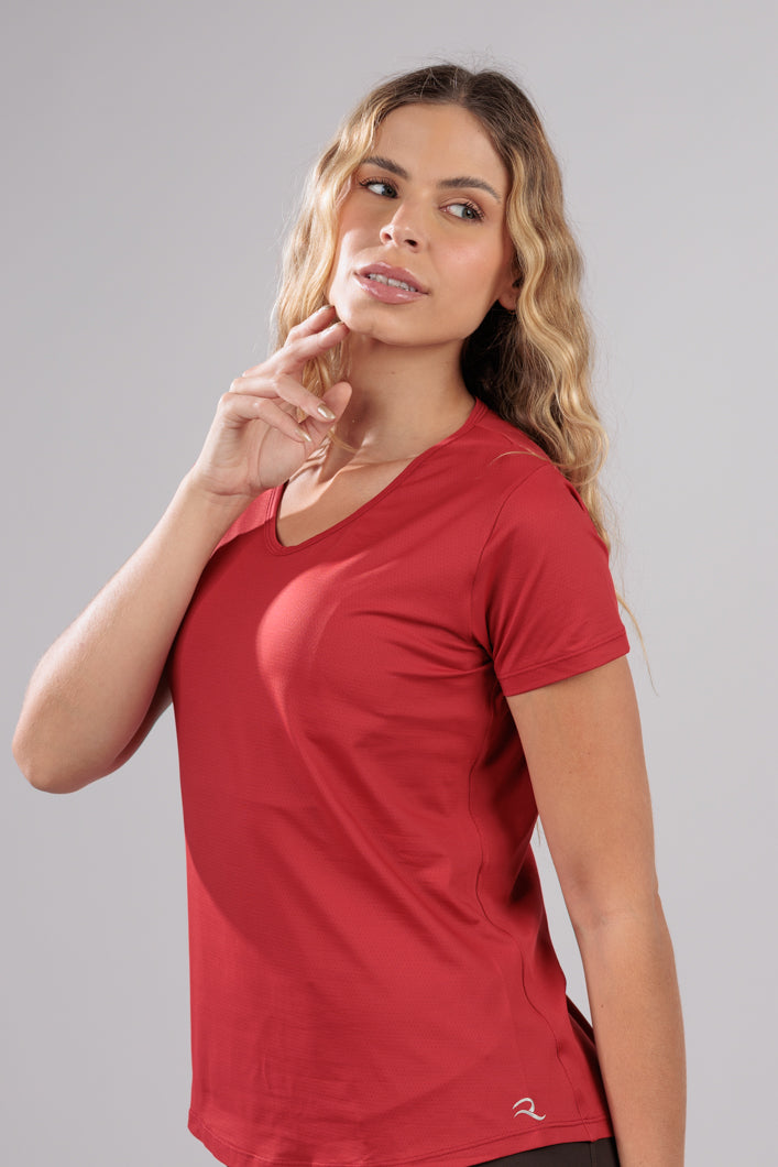 Blusa Dry Fit Vermelha