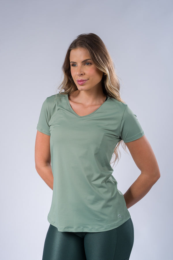 Blusa Dry Fit Verde Claro