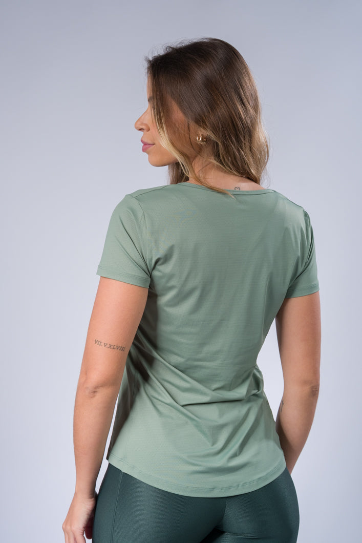 Blusa Dry Fit Verde Claro