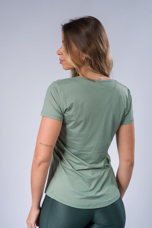 Blusa Dry Fit Verde Claro