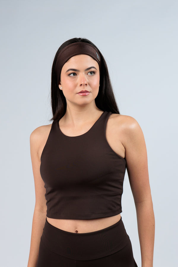 Cropped Alma Marrom