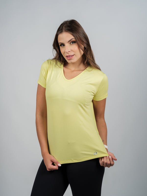 Blusa Dry Fit Amarelo Neon