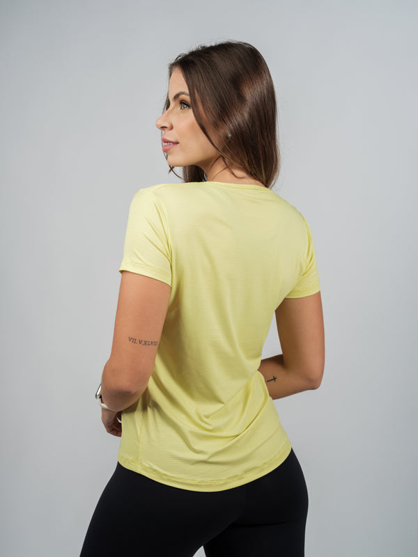 Blusa Dry Fit Amarelo Neon