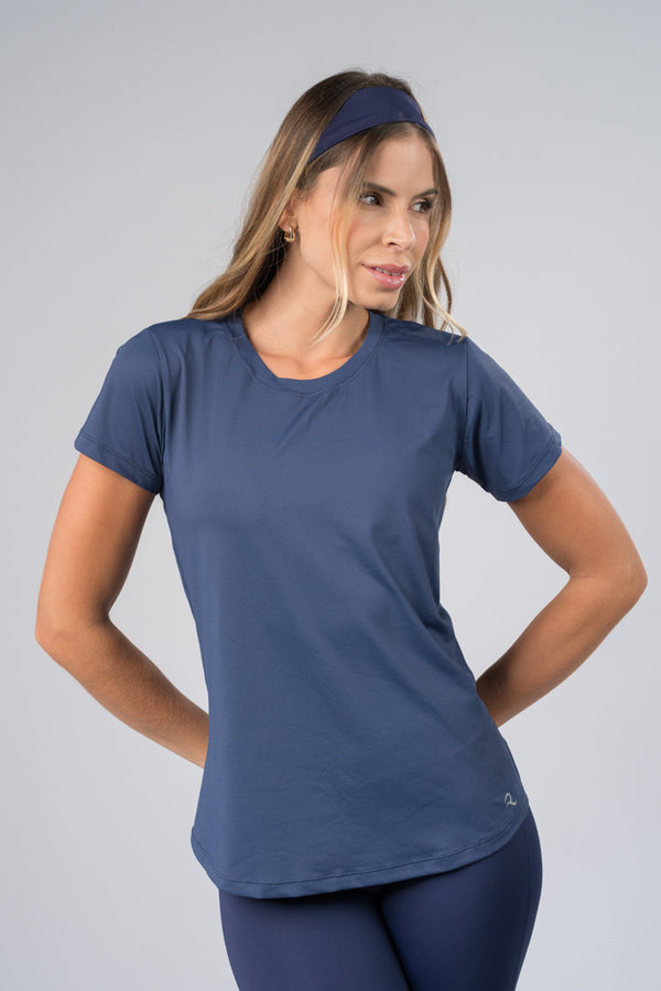 Camisão Dry fit azul