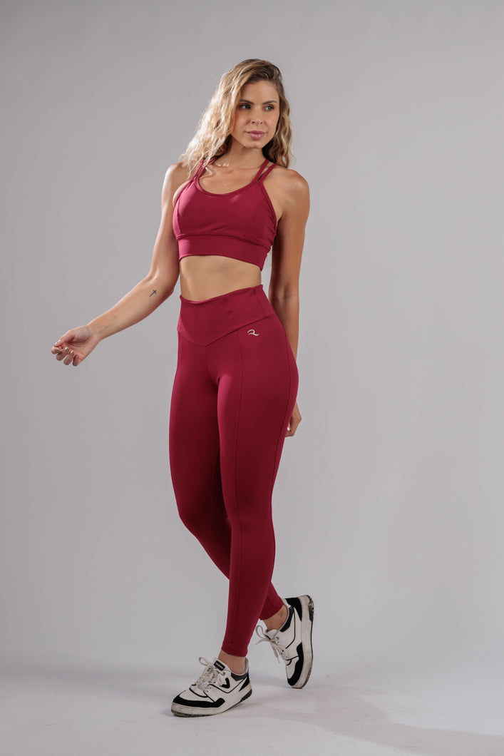 Legging Ketten Bordô