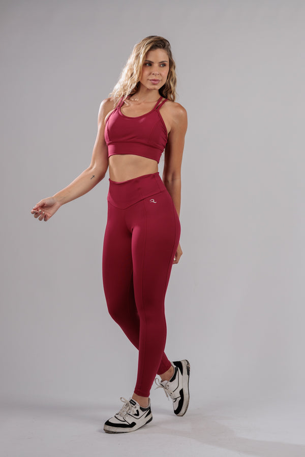 Legging Ketten Bordô
