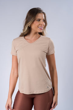 Blusa Dry Fit Bege