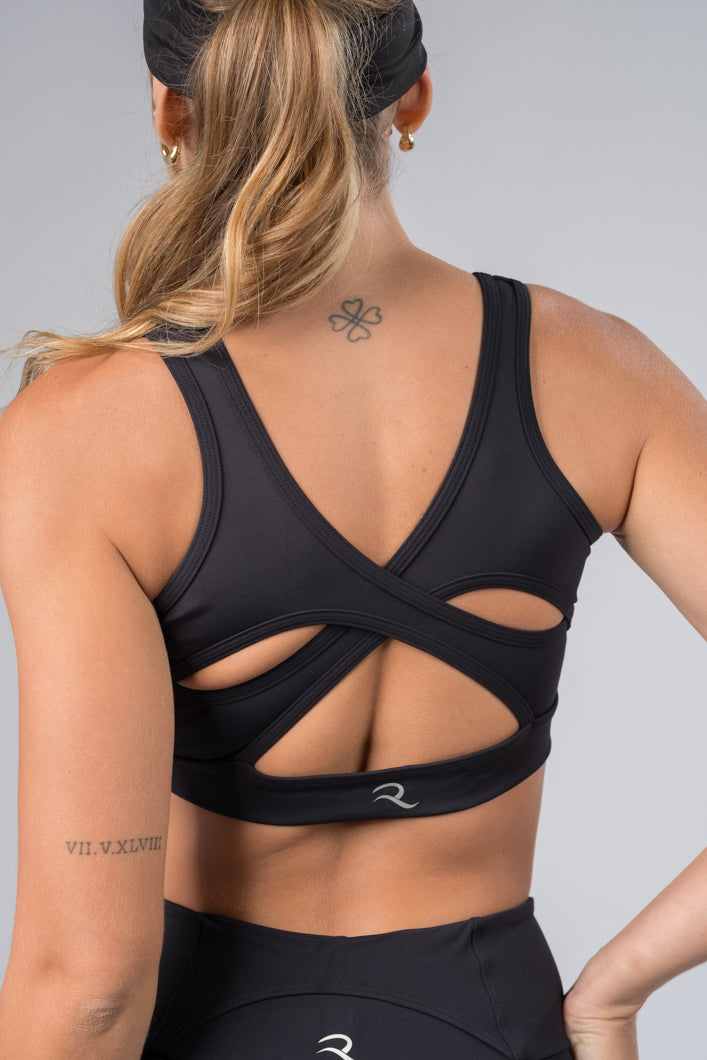 Cropped Alça Larga Suplex Preto