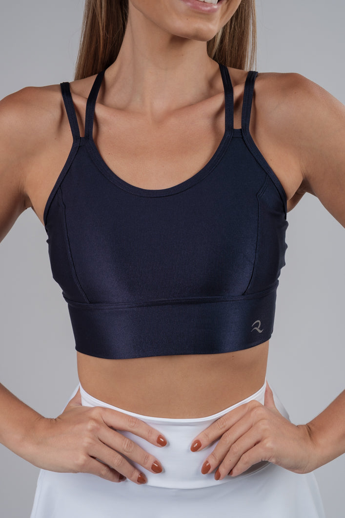 Cropped Sofia Azul Eclipse