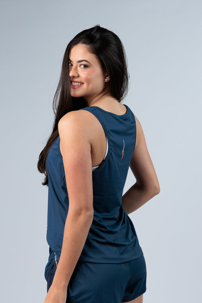 Regata Dry Fit Azul