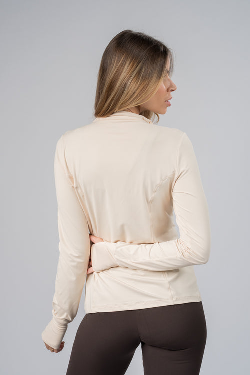 Casaco Slim Off White