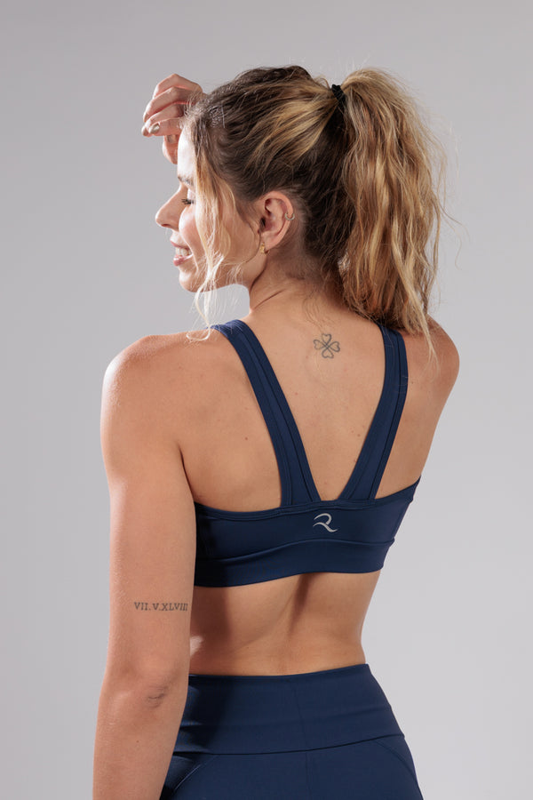 Top Casual Ketten Azul Marinho