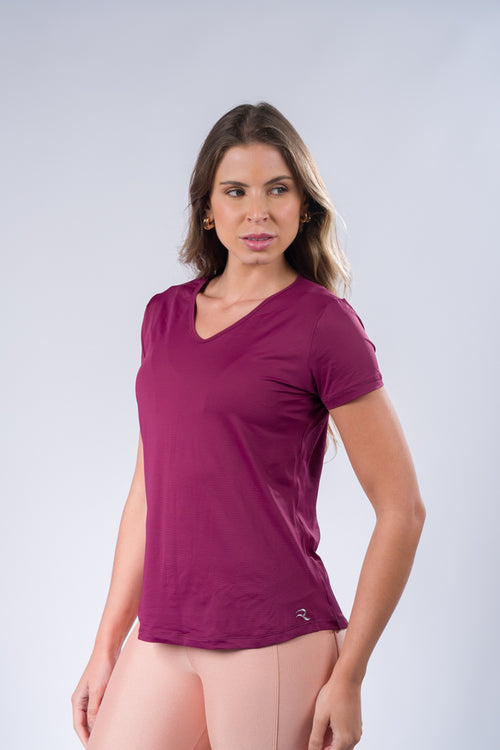 Blusa Dry Fit  Bordô