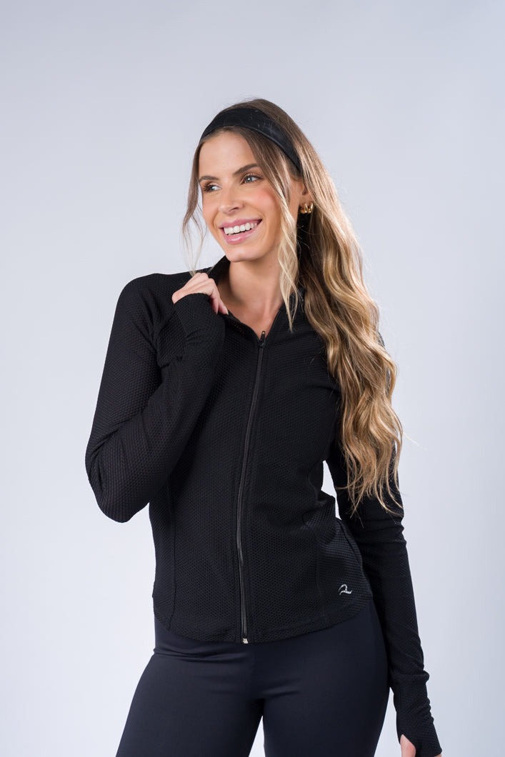 Casaco Dry Fit Preto