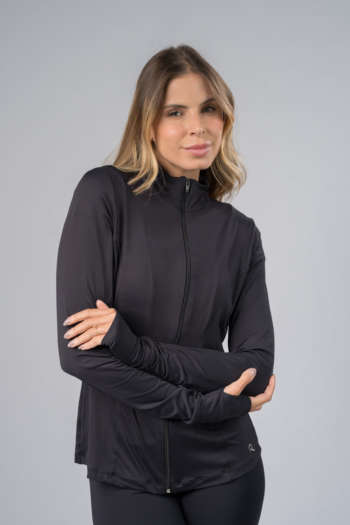 Casaco Slim preto