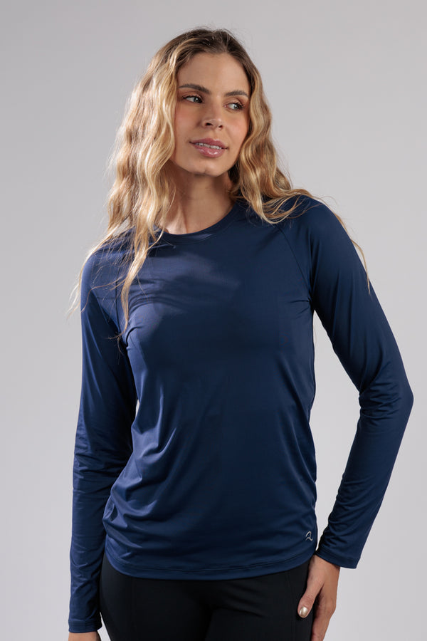 Blusa UV Azul Marinho