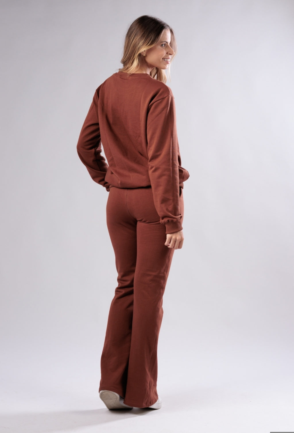 Conjunto de Moletom Rayp Marrom