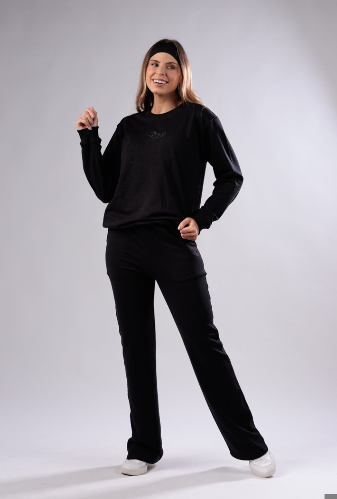 Conjunto de Moletom Rayp Preto
