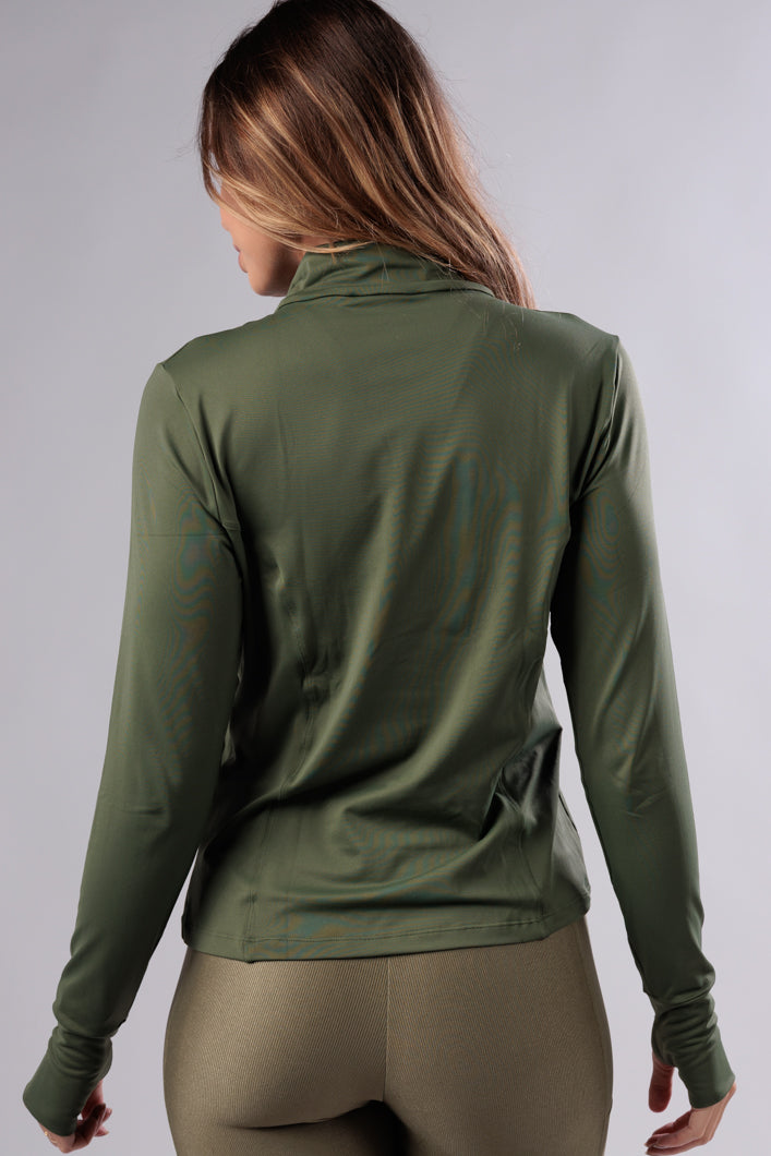 Casaco Slim Verde Musgo