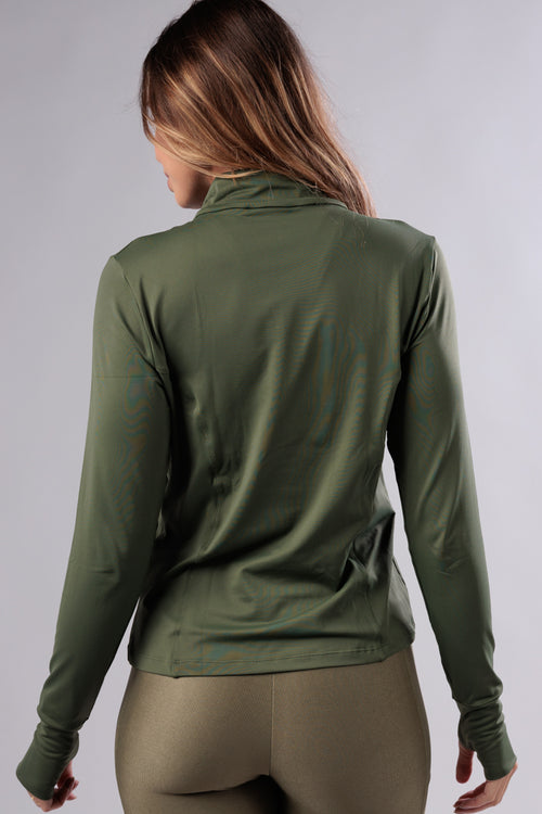 Casaco Slim Verde Musgo
