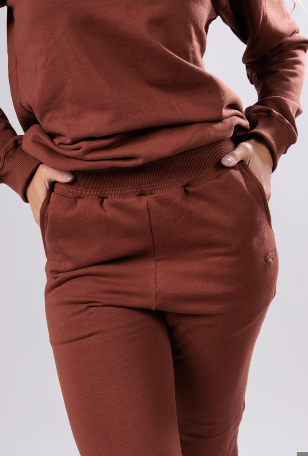 Conjunto de Moletom Rayp Marrom