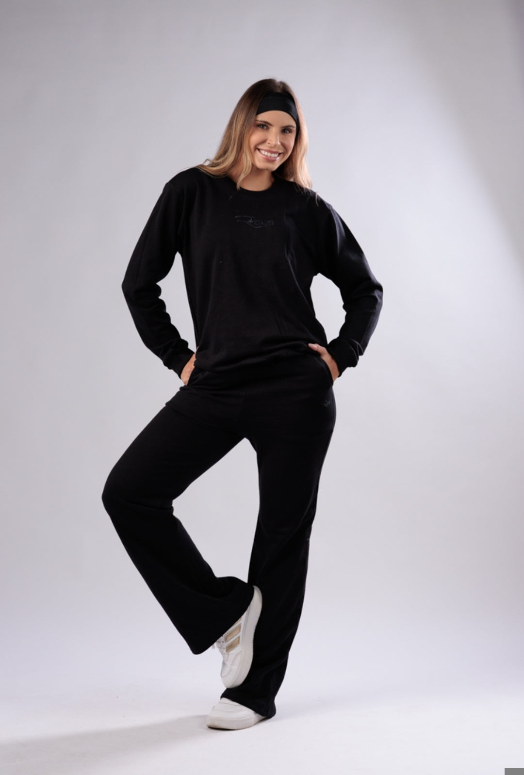 Conjunto de Moletom Rayp Preto